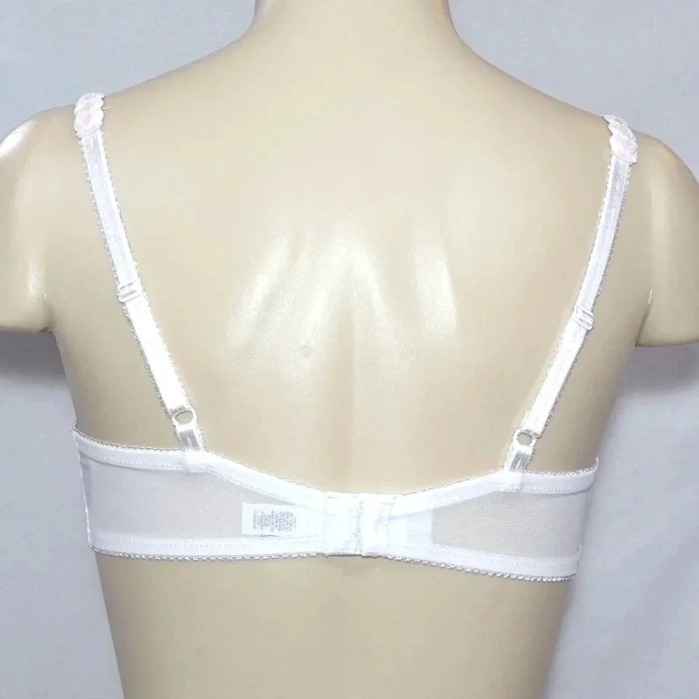 36B Felina 5894 Harlow Sheer Lace Full Bust Underwire Bra Pink NWT‎